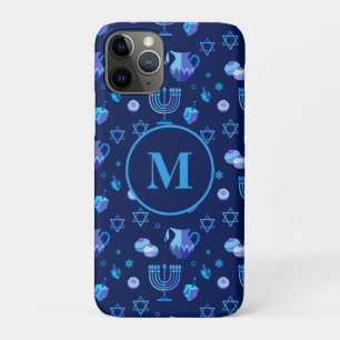Case-Mate iPhone Case Monogram, Hanoukka Jewish Holiday Ornate Motif