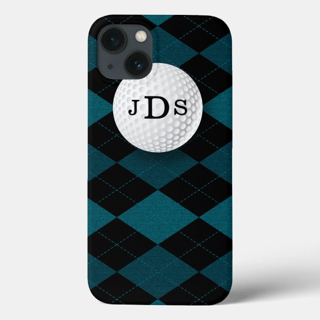 Coques Case-Mate iPhone Monogram Jacquard bleu, Golf Ball iPad Mini Case (Verso)