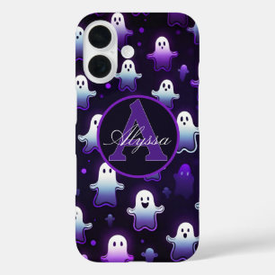 Coque Pour iPhone 16 Monogram Lucioles Fantômes dans la Nuit