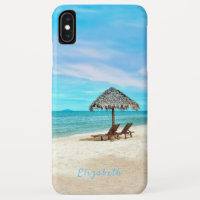 Monogram Scène de plage tropicale