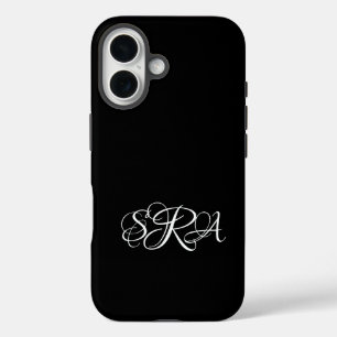 Coque Pour iPhone 16 Monogramme