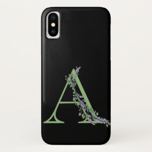 Case-Mate iPhone Case Monogramme A Lavande Eucalyptus