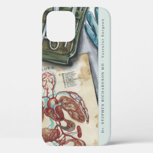 Case-Mate iPhone Case Monogramme Aquarelle Chirurgien Médecin