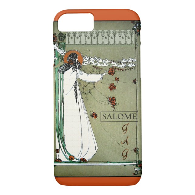 Coques Case-Mate iPhone Monogramme Art nouveau Salome (Dos)