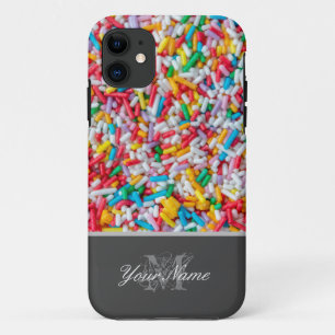 Case-Mate iPhone Case Monogramme avec des arrosages de sucre colorés !