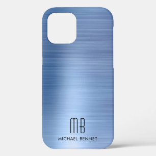 Case-Mate iPhone Case Monogramme Bleu Élégant