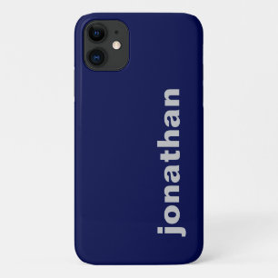 Case-Mate iPhone Case Monogramme bleu marine