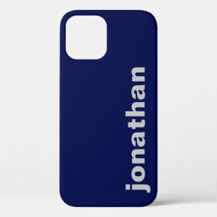 Case-Mate iPhone Case Monogramme bleu marine