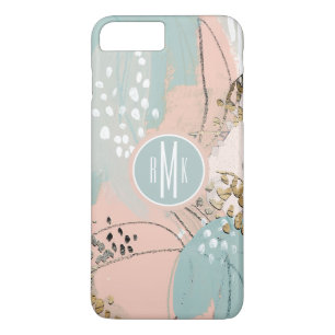 Etui iPhone Case-Mate Monogramme   Blush & Gold I