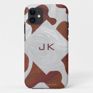 Etui iPhone Case-Mate Monogramme Brown et blanc de vache