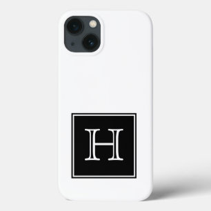 Etui iPhone Case-Mate Monogramme Carré noir