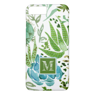 Coques Pour iPhone Monogramme   Champ I Succulent