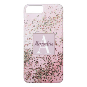 Case-Mate iPhone Case Monogramme Champagne Confetti Rose