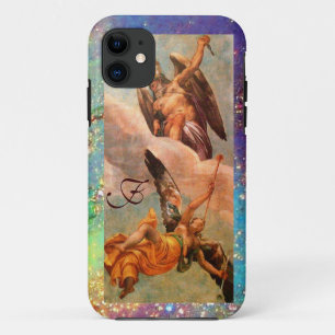 COQUE Case-Mate POUR iPhone MONOGRAMME D'ALLÉGATION DU TEMPS ET DE LA FAME