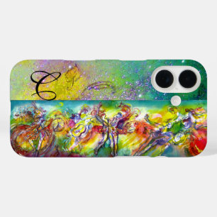 Coques iPhone 16 MONOGRAMME DE CARNAVAL ITALIEN/ Danse, Musique, Th
