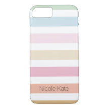 monogramme de couleur pastel moderne