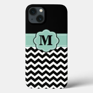 Etui iPhone Case-Mate Monogramme de fromage blanc noir