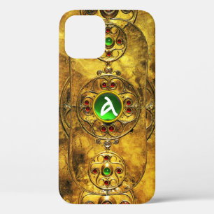 Case-Mate iPhone CASE MONOGRAMME DE GEM DE L'ÉMERAUDE CELTIQUE WARRIOR S