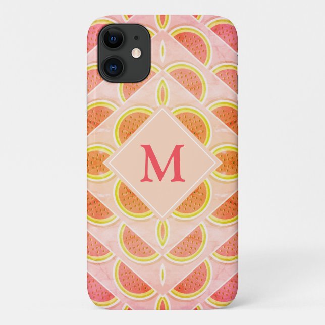 Coques Case-Mate iPhone MONOGRAMME DE Kaléidoscope À L'EAU (Dos)