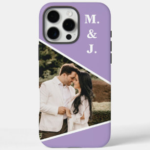 Coques iPhone 16 Pro Max Monogramme de la lavande photo