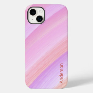 Coque Pour iPhone 14 Plus Monogramme de ligne rétro élégant moderne