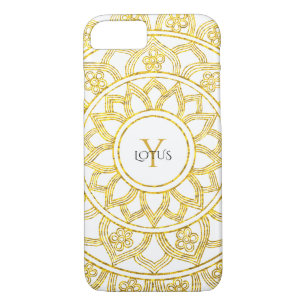 Case-Mate iPhone Case Monogramme de Mandala Floral de Lotus