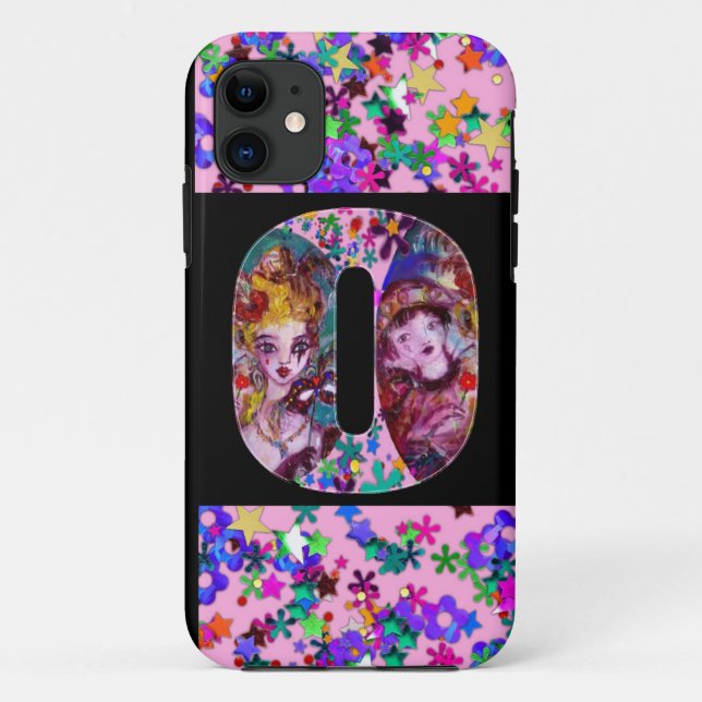 COQUES Case-Mate iPhone MONOGRAMME DE MASQUÉRADE VÉNÉTIENNE VALENTINE O LE (Dos)