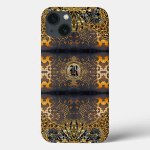 Coques Pour iPhone Monogramme de style baroque Morjianae
