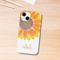 Monogramme de tournesol