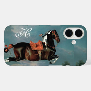 Coque Pour iPhone 16 Monogramme d'élevage du Cheval Piebald "Cehero"