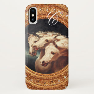 Coque iPhone X Monogramme des Chevaux Chariot de Pharaon