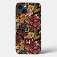 Monogramme du modèle floral de Bourgogne
