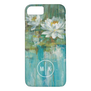 Coques Pour iPhone Monogramme Eau Lily Pond