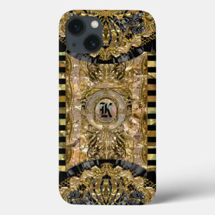 Coques Pour iPhone Monogramme élégant de Millysteem