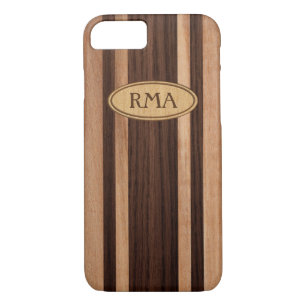 Etui iPhone Case-Mate Monogramme en bois de planche de surf de Faux