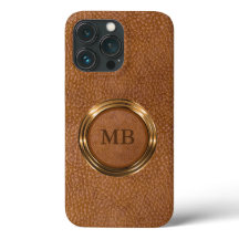 Monogramme en cuir Cool classique pour hommes