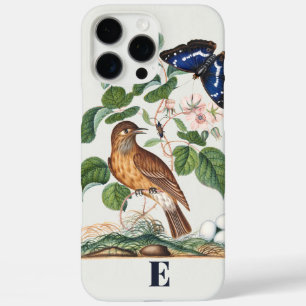 Coques iPhone 16 Pro Max Monogramme esthétique personnalisé d'oiseaux botan