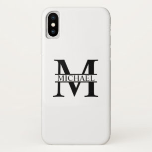 Coque Case-Mate Pour iPhone Monogramme et nom personnalisés