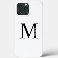 Monogramme et nom personnalisés