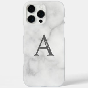 Coques iPhone 16 Pro Max Monogramme et nom personnalisés