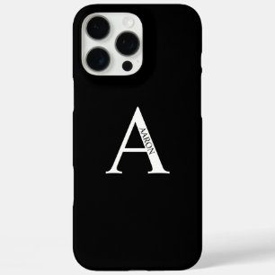 Coques iPhone 16 Pro Max Monogramme et nom personnalisés