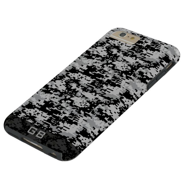 Coques Case-Mate iPhone Monogramme fait sur commande de Didgital Camo (Haut)