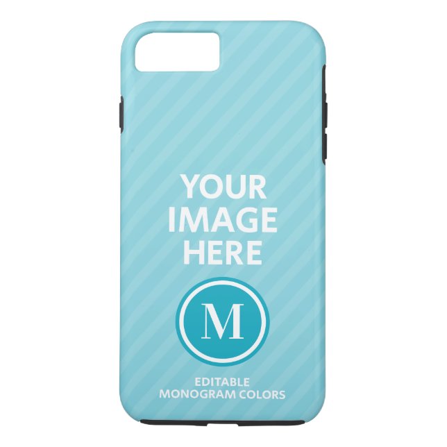 Coques Case-Mate iPhone Monogramme fait sur commande de photo (Dos)