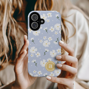 Coque Pour iPhone 16 Monogramme Floral Cute Daisy