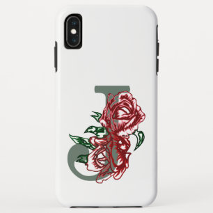 Case-Mate iPhone Case monogramme floral lettre majuscule J