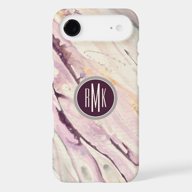 Coques Case-Mate iPhone Monogramme| Flux I (Verso)