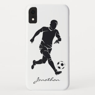 Case-Mate iPhone Case Monogramme Football moderne Football joueur de foo