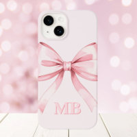 Monogramme initial de la botte rose vif moderne