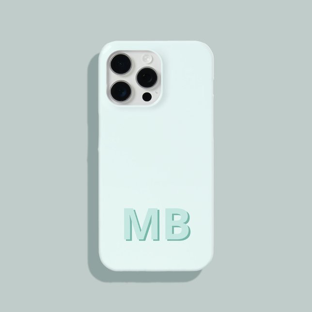 Coques Case-Mate iPhone Monogramme initial moderne simple (Créateur téléchargé)