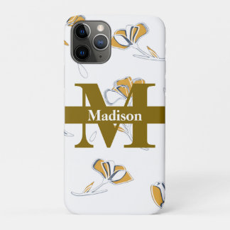 Case-Mate iPhone Case Monogramme Initial Nom Personnalisé Moderne Unique